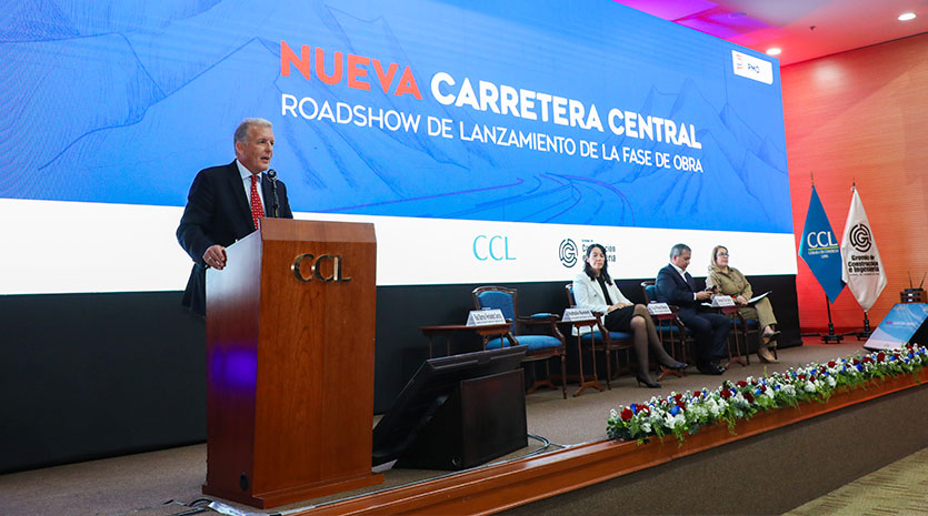 Nueva Carretera Central impulsará crecimiento de 4% en el sector construcción para 2025