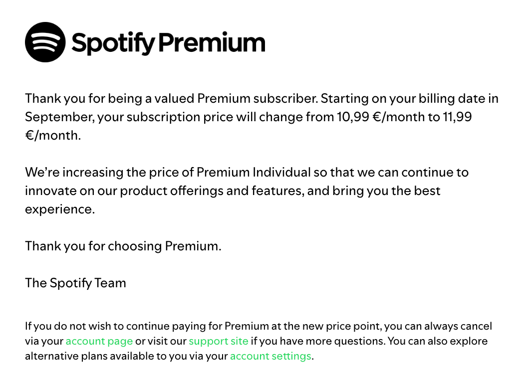 Anuncio de spotify