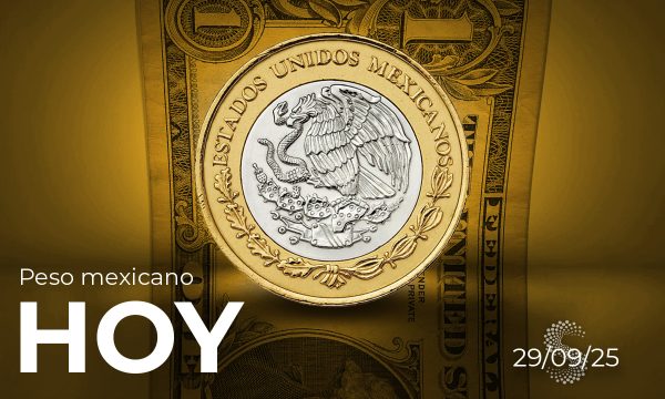 Peso mexicano hoy 29 de septiembre