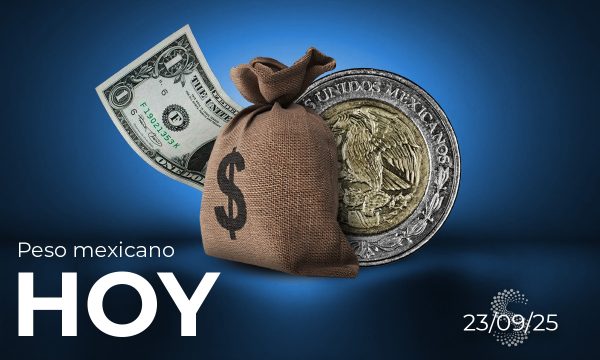 Peso mexicano hoy 23 de septiembre