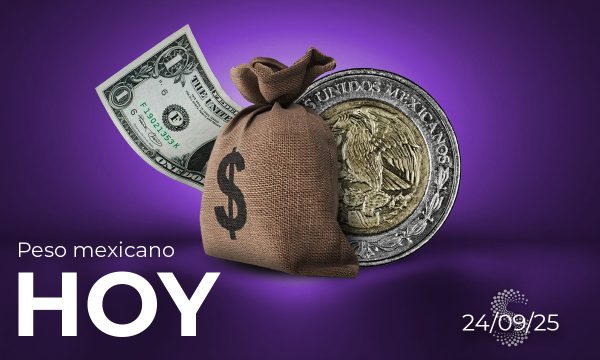 Peso mexicano hoy 24 de septiembre
