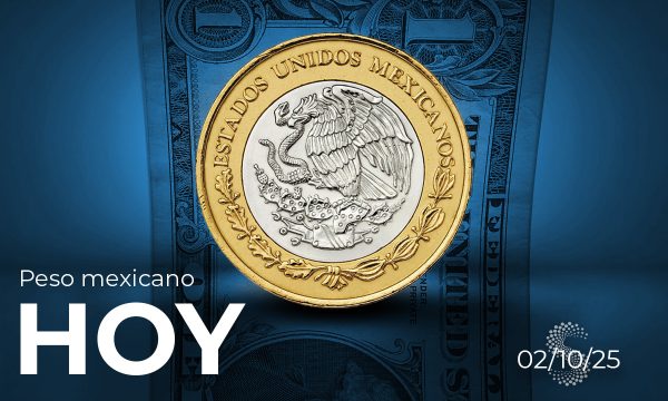 Peso mexicano hoy 2 de octubre