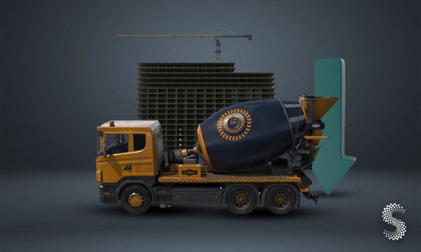 Construcción en caída