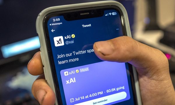 La cuenta oficial de xAI en X (antes Twitter) promueve un espacio en vivo sobre la startup de inteligencia artificial fundada por Elon Musk.